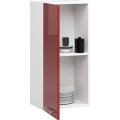 Závěsná kuchyňská skříňka Olivie W 40 cm bílo-červená