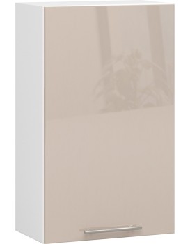 Závěsná kuchyňská skříňka Olivie W 50 cm bílá/cappuccino