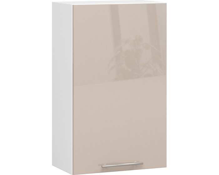 Závěsná kuchyňská skříňka Olivie W 50 cm bílá/cappuccino