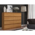 Komoda Rollo X 140 cm olše