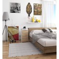 Komoda CL4 40 cm bílá/dub sonoma