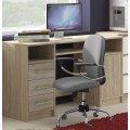 Volně stojící psací stůl Ana 124 cm dub sonoma