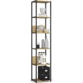 Regál LOFT 40 cm černý/dub artisan