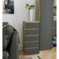 Komoda CL5 40 cm dub artisan/grafitově šedá