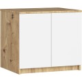 Nástavec na skříň STAR 60 cm dub artisan/bílý