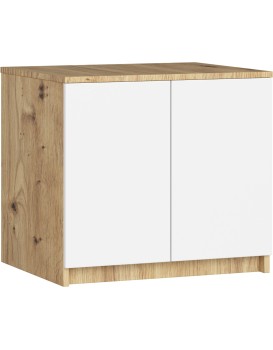 Nástavec na skříň STAR 60 cm dub artisan/bílý
