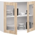 Kuchyňská závěsná skříňka ARTUS LIMA W80 H720 bílá/dub sonoma