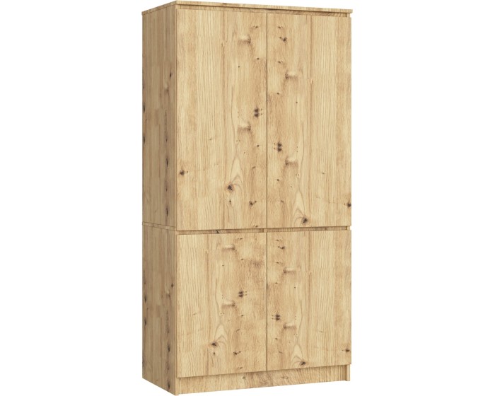 Šatní skříň CLP S90/4D dub artisan