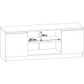 TV stolek Tonon 140 cm bílý