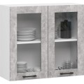 Kuchyňská linka Olivie H720 1,8 m prosklená beton