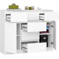 Komoda 120 cm K017 bílá