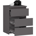Komoda CL3 40 cm grafitově šedá