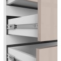 Komoda CL3 60 cm bílá/cappuccino lesk