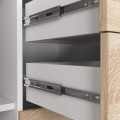 Komoda Torvi K 110 cm bílá/dub sonoma