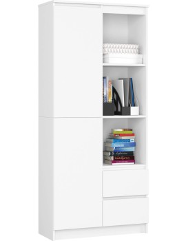 Skříň Rexa 80 cm bílá