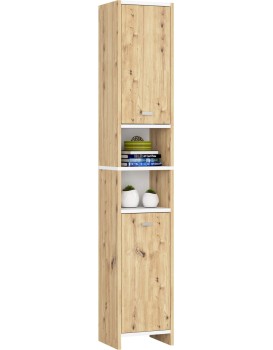 Koupelnová skříňka BETI 180 cm dub artisan/bílá