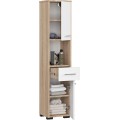 Koupelnová skříňka Fin II 30 cm sonoma/bílá