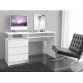 Volně stojící psací stůl CLP 135 cm bílý