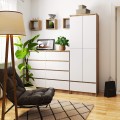 Skříň Rexa 60 cm dub sonoma/bílá