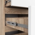 Komoda CL4 40 cm dub sonoma/bílá