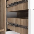 Komoda Torvi K 110 cm dub sonoma/bílá