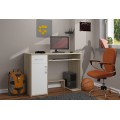 Volně stojící psací stůl Jay 90 cm dub sonoma/bílý