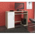 Volně stojící psací stůl Jay 90 cm dub sonoma/bílý