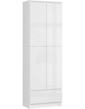Skříň Rexa 60 cm bílá lesk