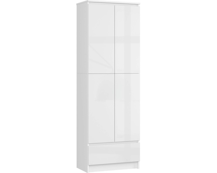 Skříň Rexa 60 cm bílá lesk