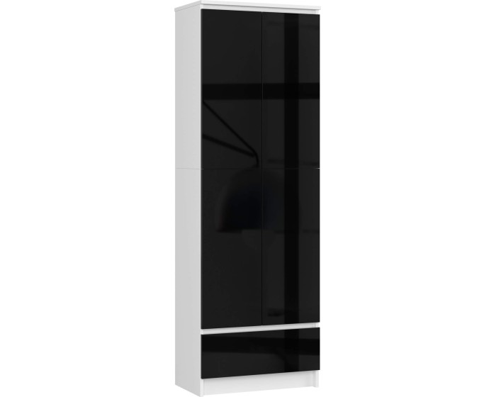 Skříň Rexa 60 cm bílá/černá