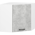 Kuchyňská rohová linka Olivie 3 m prosklená beton/dub sonoma