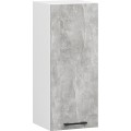 Kuchyňská rohová linka Olivie 3 m H720 prosklená beton/dub sonoma