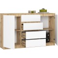 Komoda Inbia K 160 cm dub artisan/bílá