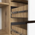 Komoda Inbia K 160 cm dub artisan/bílá