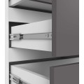 Komoda CL3 60 cm bílá/grafitově šedá