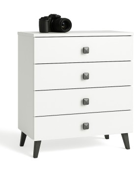 Komoda MOBI K-04 bílá/černá