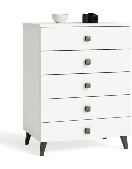 Komoda MOBI K-05 bílá/černá