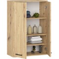 Závěsná koupelnová skříňka Fin W64 64 cm dub artisan
