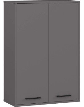 Závěsná koupelnová skříňka Fin W64 64 cm grafit