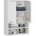Závěsná koupelnová skříňka Fin W64 2D 64 cm bílá