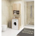 Závěsná koupelnová skříňka Fin W64 2D 64 cm dub sonoma