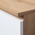 Komoda Girgo 100 cm dub artisan/bílá