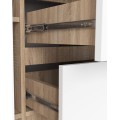 Komoda Girgo 101 cm dub sonoma/bílá