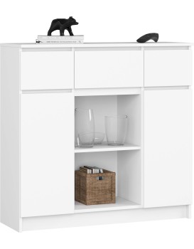 Komoda Baros 100 cm bílá
