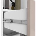 Koupelnová skříňka Fin II 30 cm bílá/cappuccino lesk