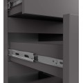 Komoda CL4 40 cm grafitově šedá