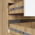 Šatní skříň STAR 60 cm dub artisan/bílá