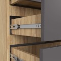 Komoda CL3 60 cm dub artisan/grafitově šedá