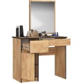 Kosmetický stolek se zrcadlem P-2/SL dub craft levý