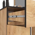 Kosmetický stolek se zrcadlem P-2/SL dub craft levý